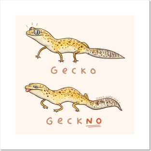 Gecko Geckno Posters and Art